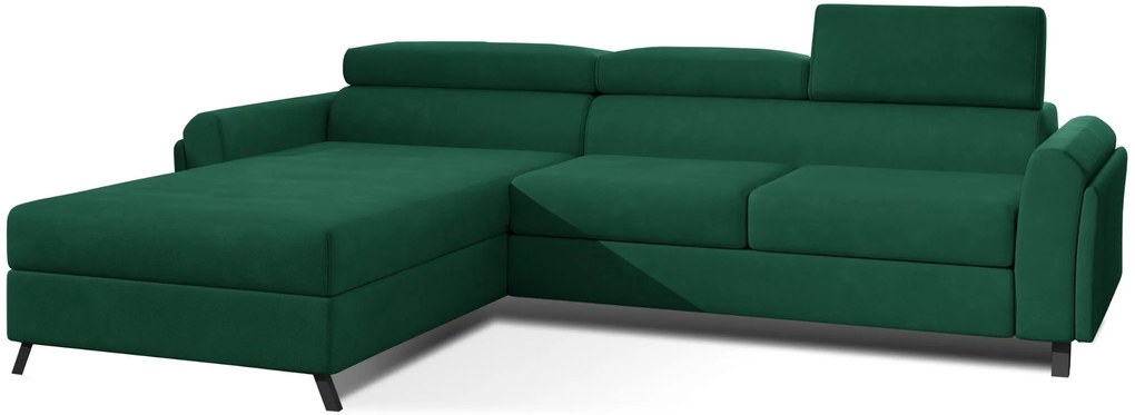 Ъглов диван Marietta-Green-Left