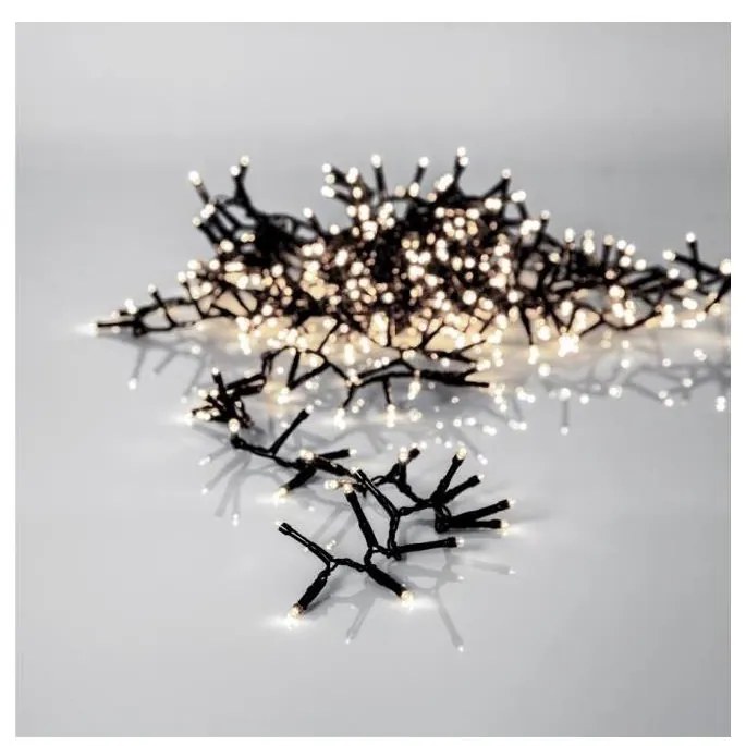 Eglo 410836 - LED Екстериорни Коледни лампички CRISPY ICE 1200xLED 25м IP44 топло бели
