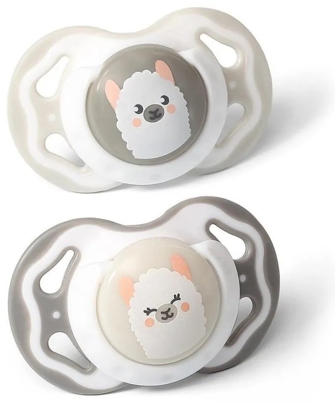 Залъгалка Babyono симетрична силикон 3-6м. 1224/02