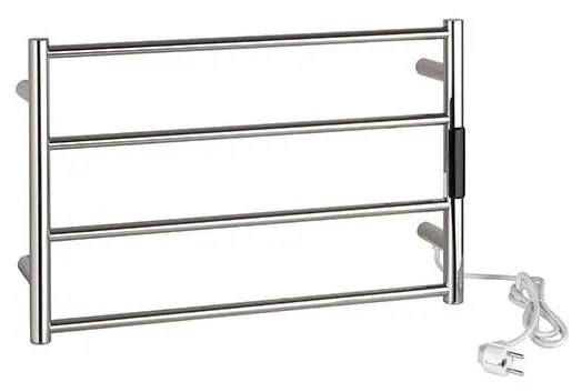 Сушилник за кърпи 56x37 cm, неръждаема стомана/сребрист