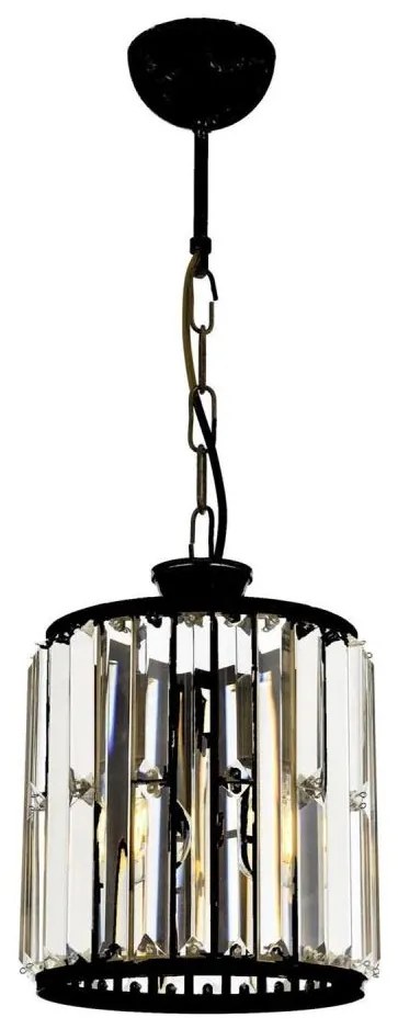 Полилей на верига PUNE 1xE27/40W/230V черен