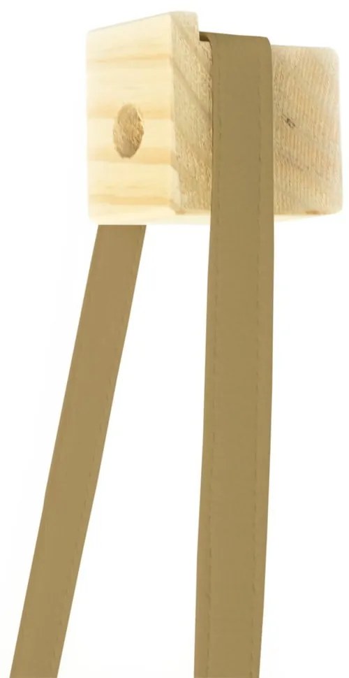 Кафява саксия от елхово дърво Colgante, 17 x 62 cm - Surdic