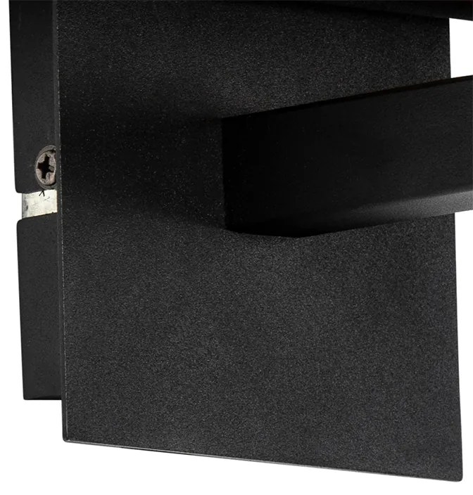 Модерна стенна лампа черна със злато - VT 1