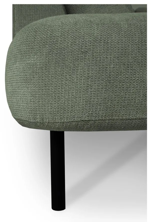 Зелен ъглов диван (ляв ъгъл/"U" форма) Hero – Scandic