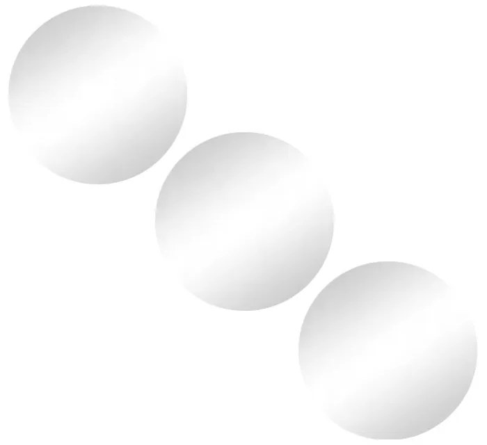 Стенни огледала в комплект от 3 бр. ø 15 cm – MSV