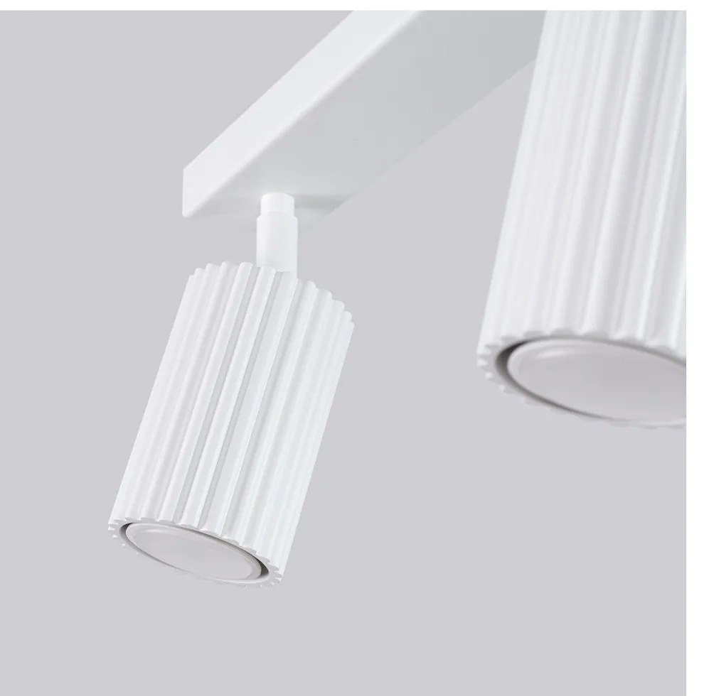 Бял прожектор 6,5x81 cm Gleam – Sollux