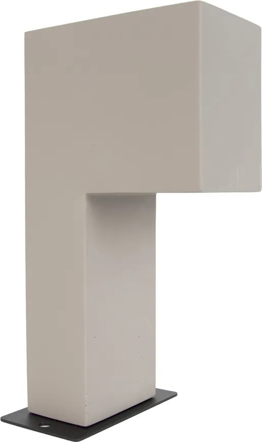 Модерен външен колче сив 35 см IP44 - Pompei