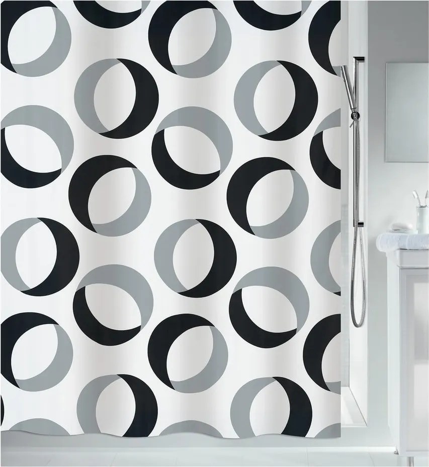 Завеса за душ 180x200 cm Rings – Spirella