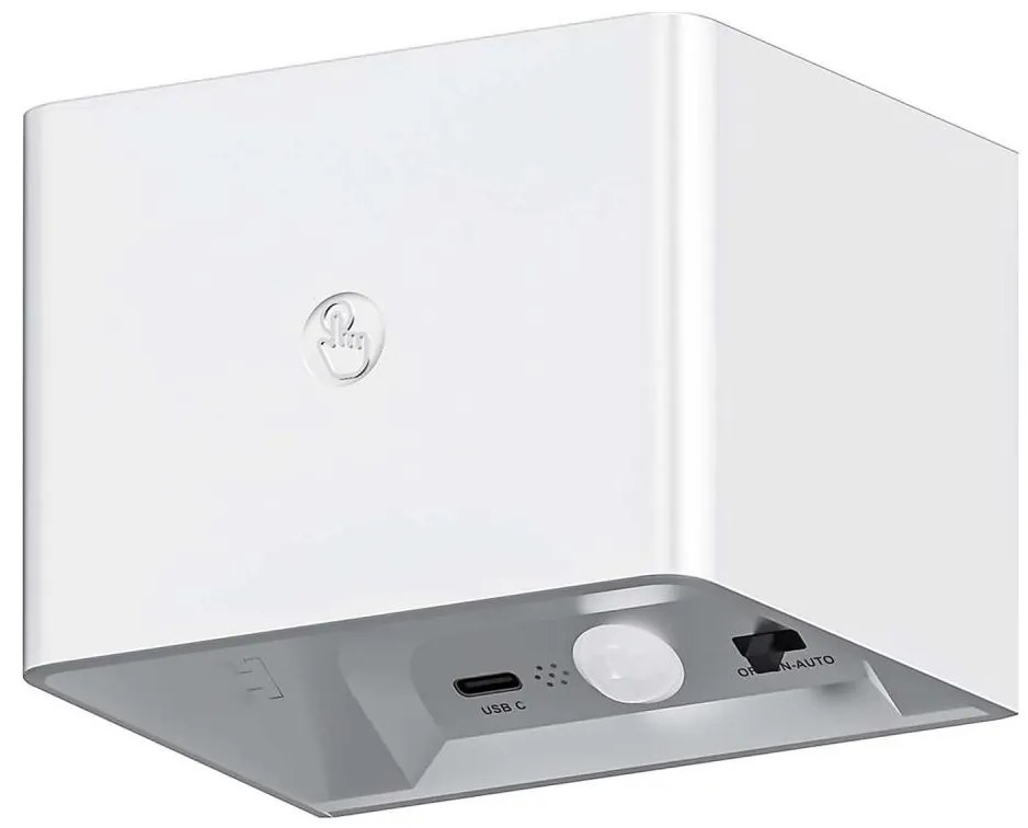 LED екстериорен аплик със сензор MIRI LED/2,5W/3,7V 3000-6400K 4000 mAh бял