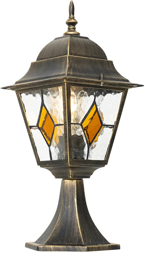 Винтидж външна лампа антично злато 45 см - Антигуа