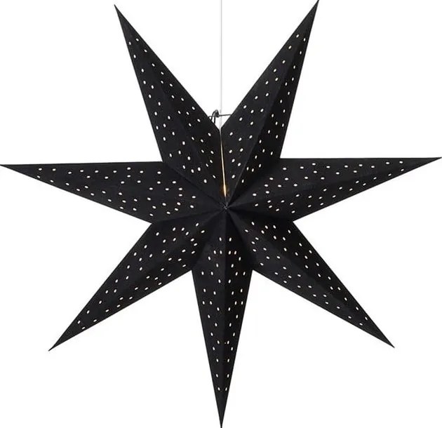 Черна висяща коледна светлинна украса Clara – Markslöjd