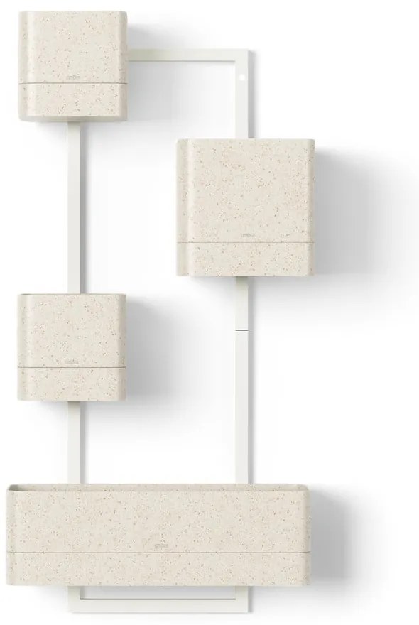 Пластмасови стенни/висящи кашпи в комплект от4 бр. за билки Cubiko – Umbra