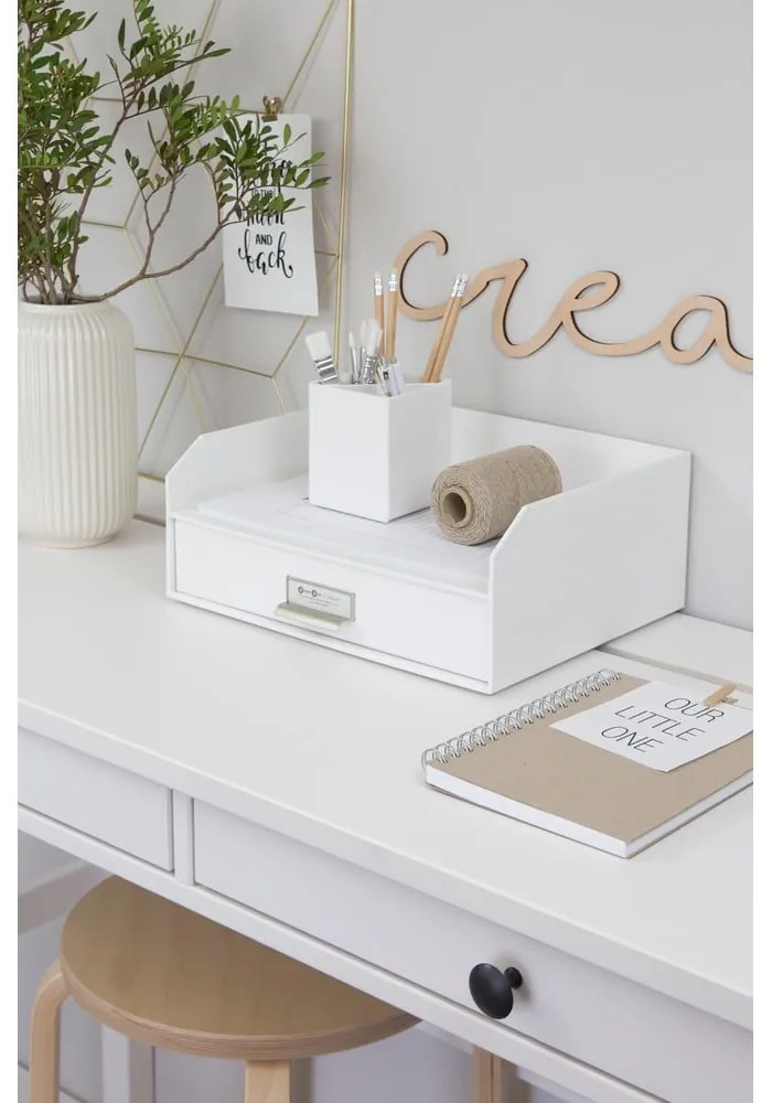 Картонен органайзер за докумнети с чекмедже Walter – Bigso Box of Sweden