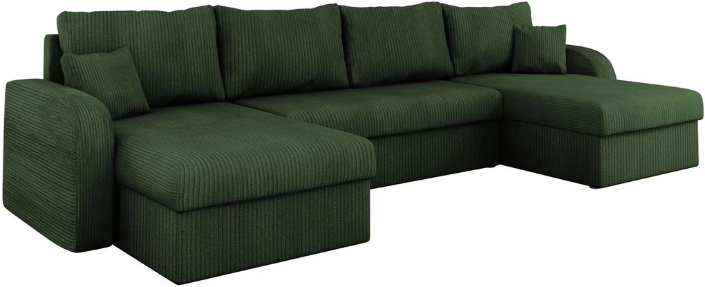 Ъглов диван Kris U-Prasino