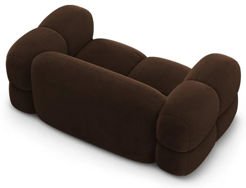 Тъмнокафяв кадифен диван 180 cm Loretto – Cosmopolitan Design