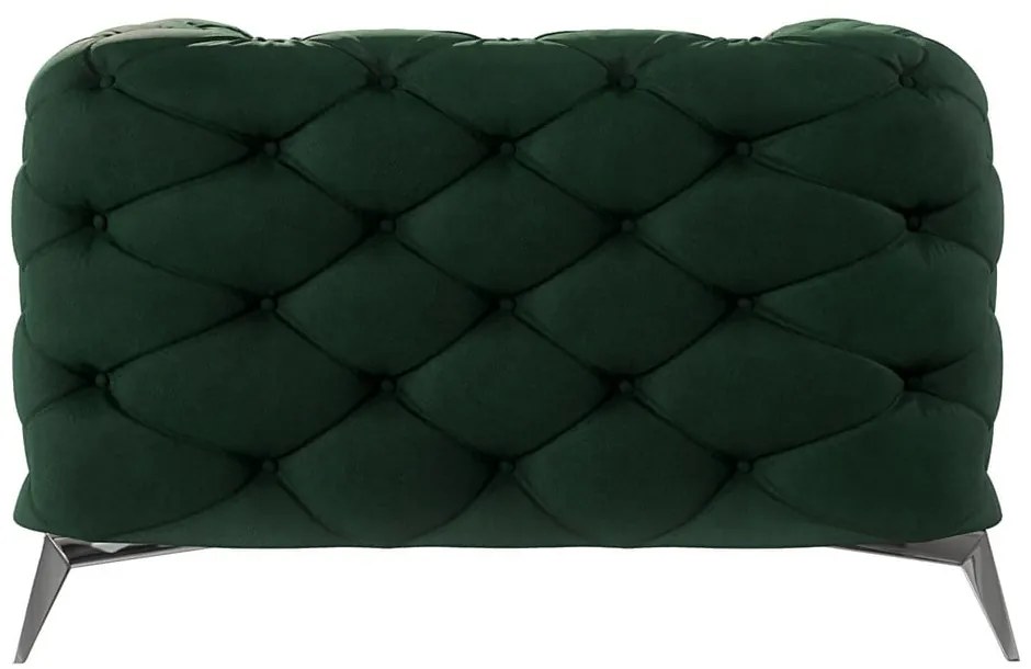 Тъмнозелено кадифено кресло Chelsea – Ropez
