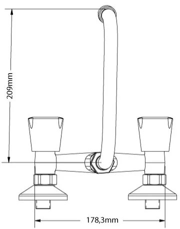 Смесител за кухня Стена Corona