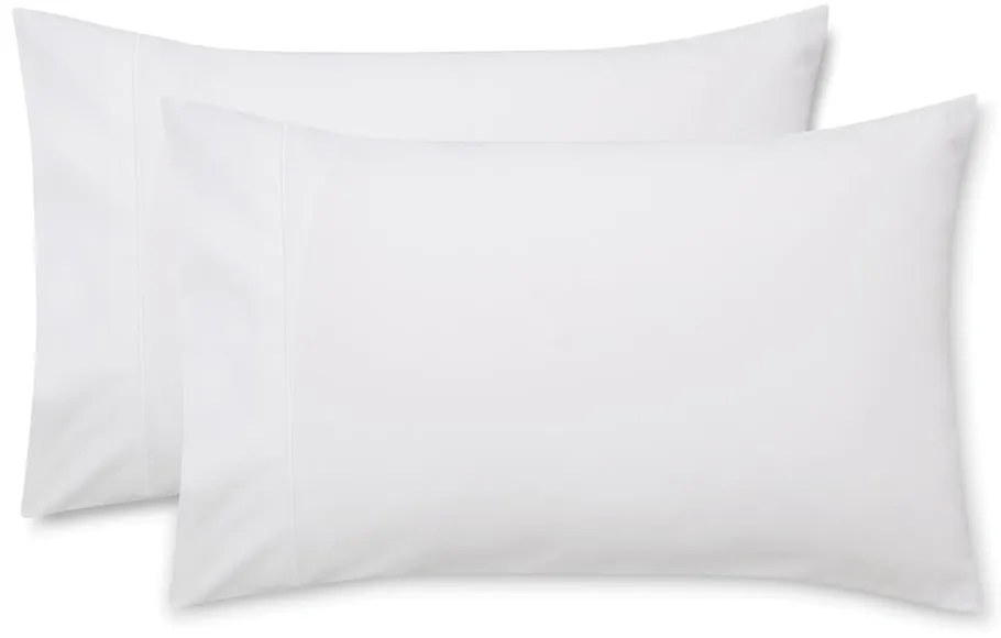 Комплект от 2 калъфки за възглавници от бял памучен сатен Luxury, 50 x 75 cm Cotton Sateen - Bianca