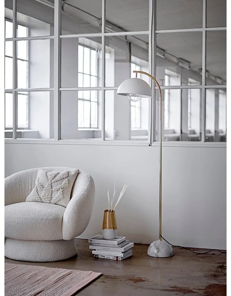 Бял фотьойл Ted - Bloomingville