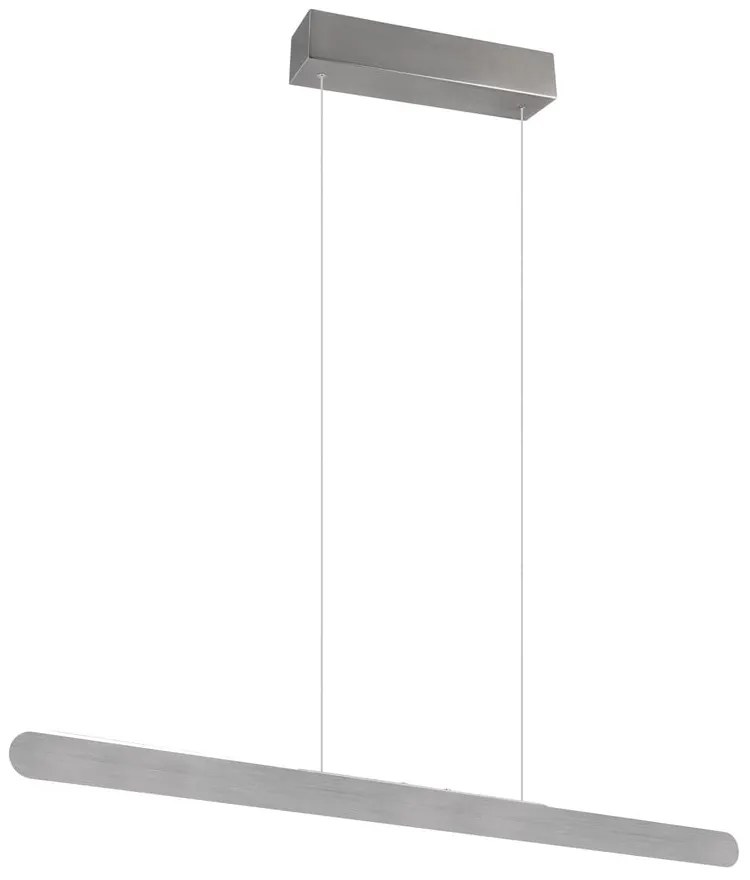 Светлосиво LED осветително тяло за окачване Helios - Trio