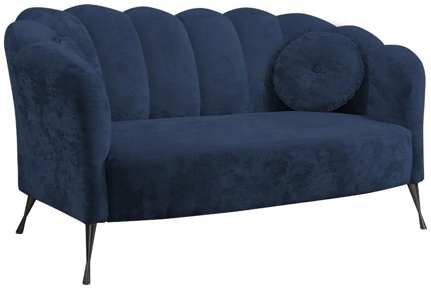 Диван Adria двуместен-Синьо черно