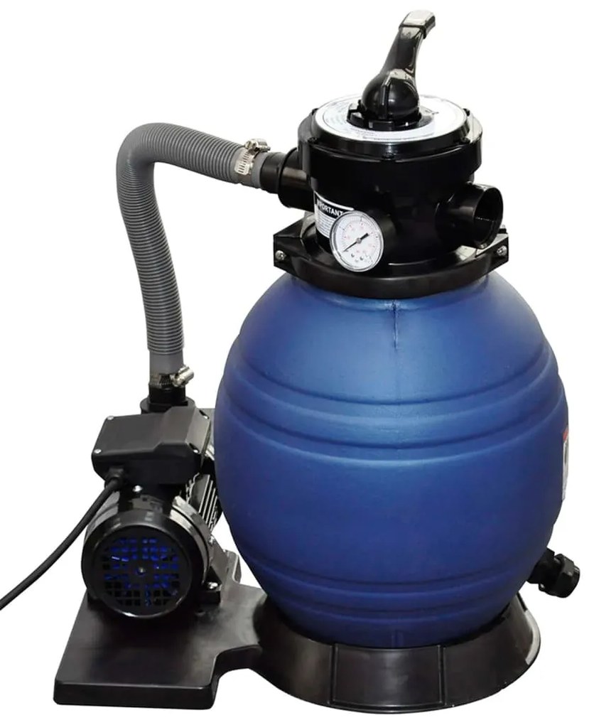 90291 vidaXL Пясъчна филтърна помпа, 400 W, 11000 л/ч