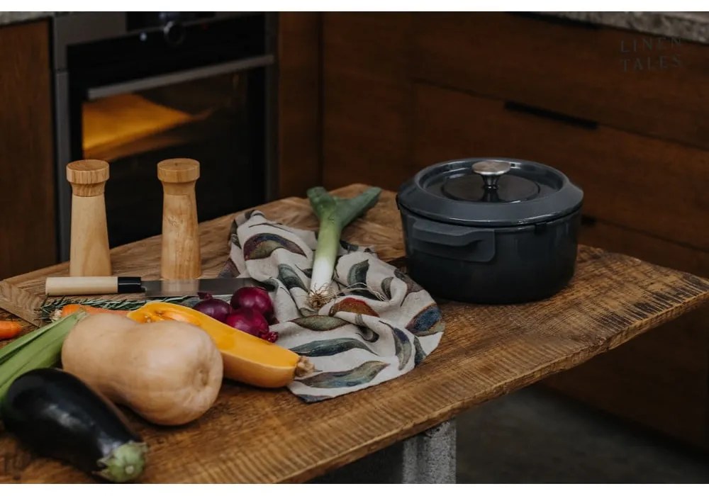 Ленена кърпа за съдове 65x65 cm Golden Fall – Linen Tales