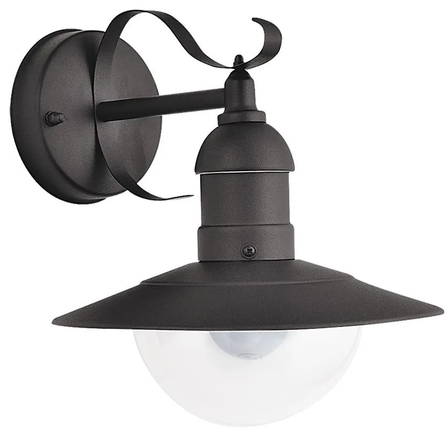 Brilagi - Външно стенно осветително тяло MOLDE 1xE27/60W/230V IP44 черно