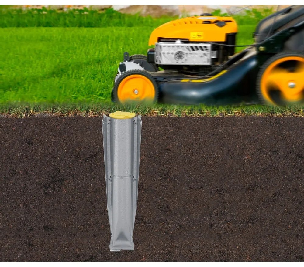 Градинска сушилня за дрехи в сребрист цвят 50 m Lift-o-Matic Advance – Brabantia