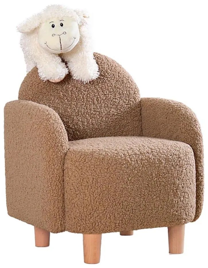 Детско кресло DORY кафяво