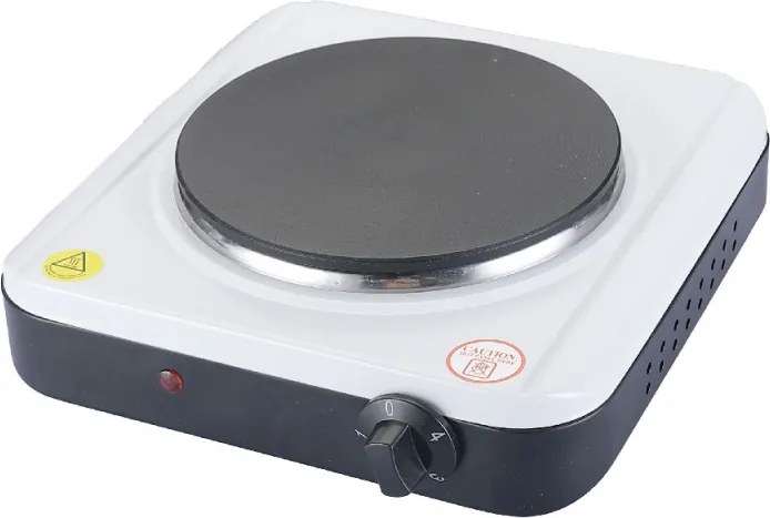 Котлон Rosberg R51445KR, 1500W, 18.5 см, Ръчно управление, 4 степени, Бял