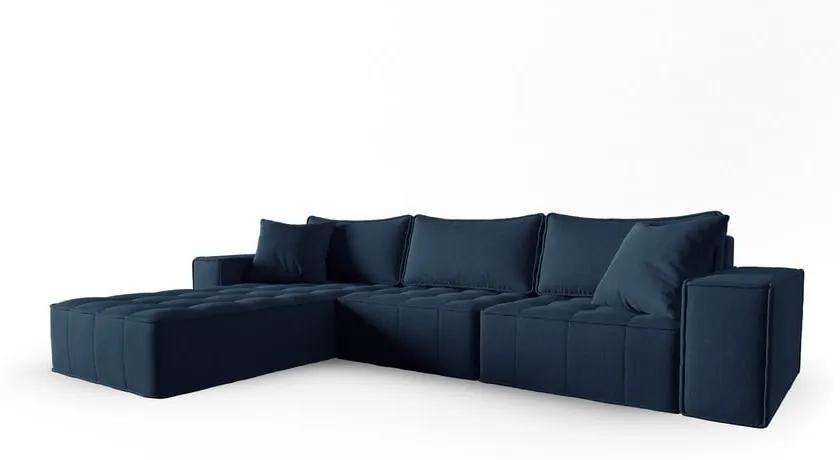 Син ъглов диван (ляв ъгъл) Mike - Micadoni Home