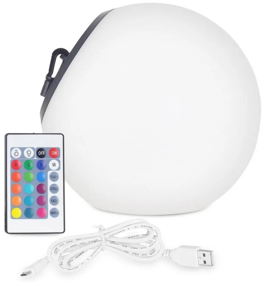 Top Light BALL RGB RC - LED RGB соларна лампа, димер, LED/1,2W/3,7V IP44