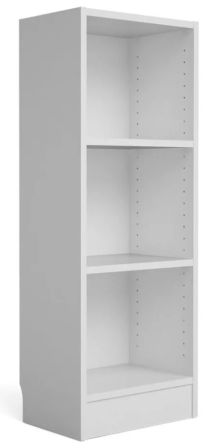 Бял шкаф за книги 41x107 cm Basic - Tvilum