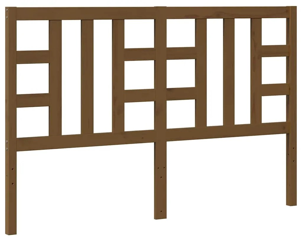 817853 vidaXL Горна табла за легло, меденокафява, 166x4x100 см, бор масив