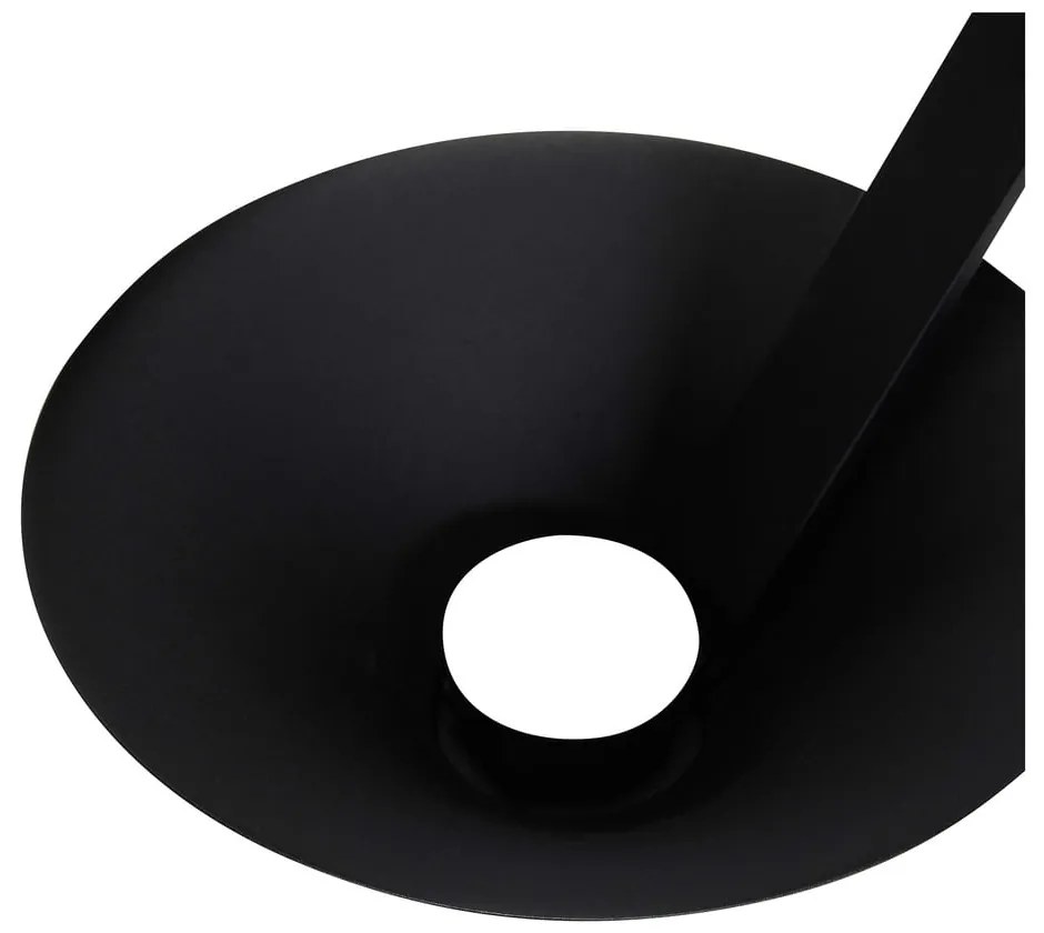 Черна LED затъмняваща се настолна лампа (височина 31 cm) Muri – Hübsch