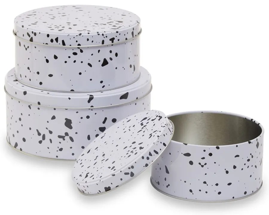 Метални кутии в комплект 3 бр. за торти Speckled – Premier Housewares