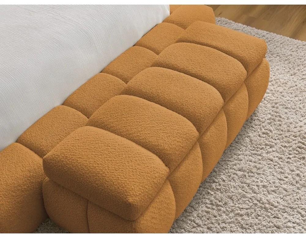 Пейка от букле в цвят жълта охра – Bobochic Paris