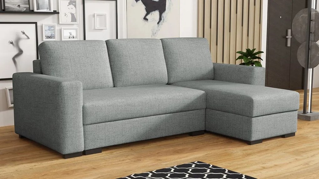 Ъглов диван Latte-Gkri Skouro