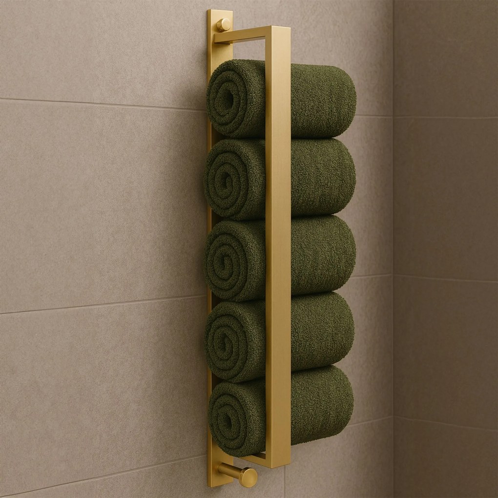 Закачалка за баня Brush Gold