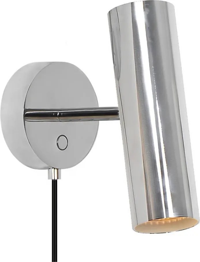 DFTP by Nordlux - Стенно осветително тяло MIB 1xGU10/20W/230V блестящ хром