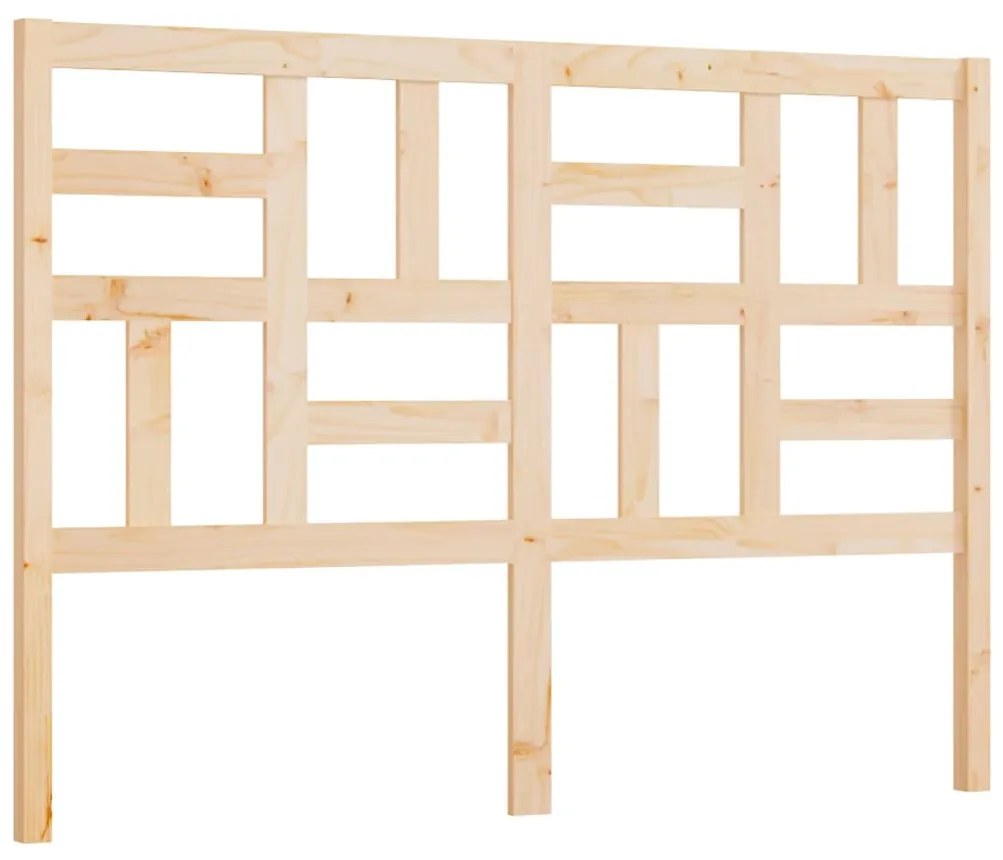 818180 vidaXL Горна табла за легло, 126x4x104 см, бор масив