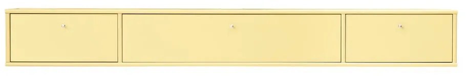 Светложълта маса за телевизор 176x22 cm Mistral – Hammel Furniture