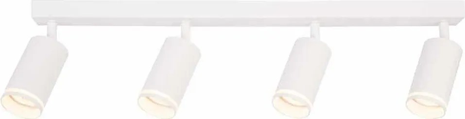 Линеен спот за таван KING, бял, 4хGU10