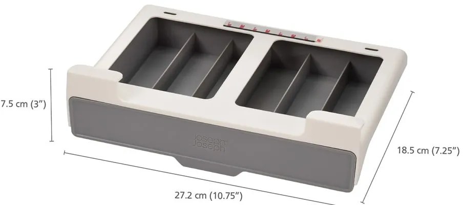 Сива стойка за капсули CupboardStore - Joseph Joseph