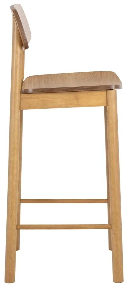 Бар стол в естествен цвят (височина на седалката 74 cm) Barlow – Actona