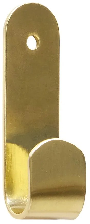 Стенна метална кука в златист цвят Piccolo – Hübsch