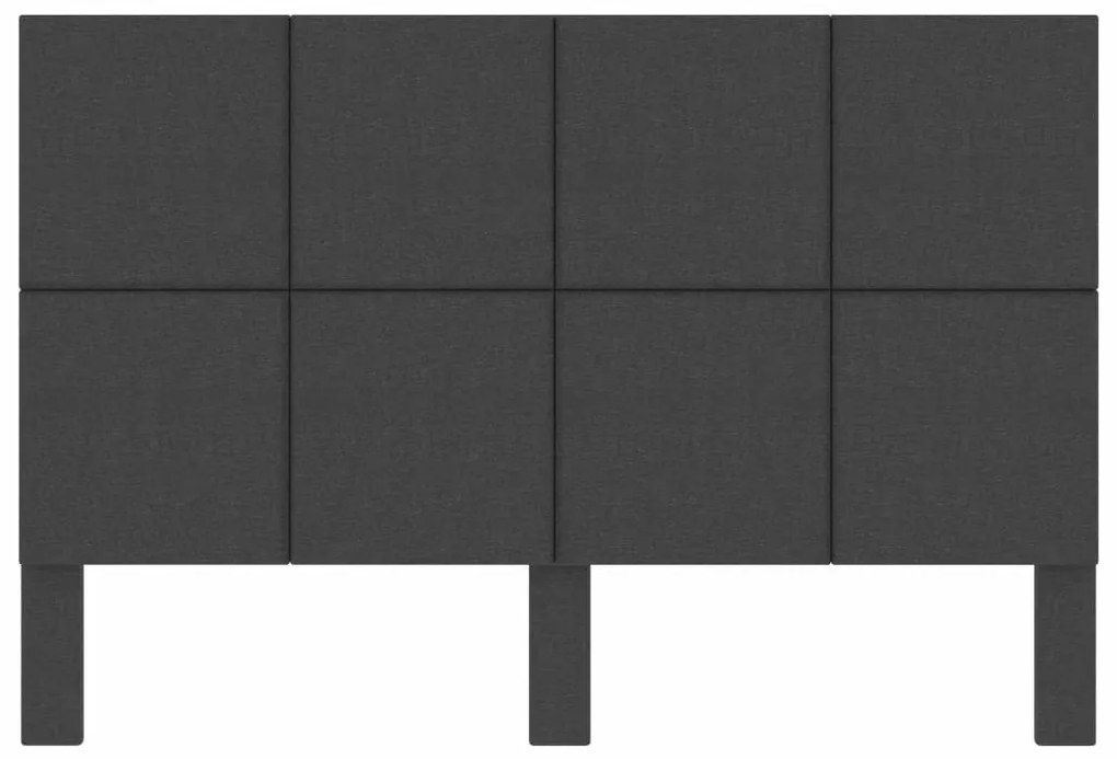 Табла за спалня тъмносива текстил 160x200 см Tymon