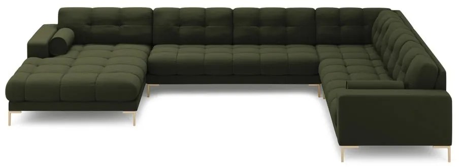 Зелен ъглов диван (десен ъгъл) Bali – Cosmopolitan Design