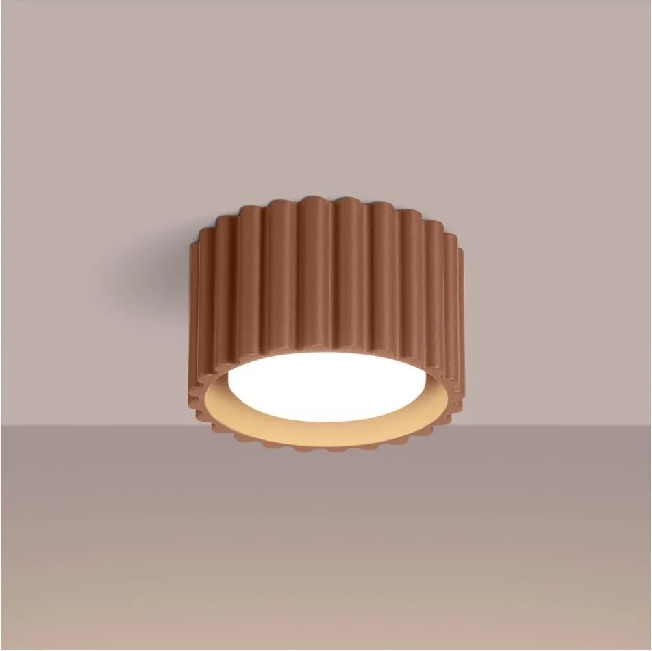 Brilagi - LED точково осветително тяло SFERA 1xGX53/30W/230V Ø 10 см кафяво